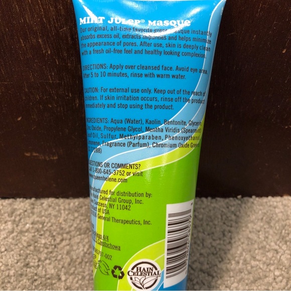 Queen Helene Mint Julep Masque, Original Acne & Pore Treatment, 8oz Tube - Picture 3 of 7